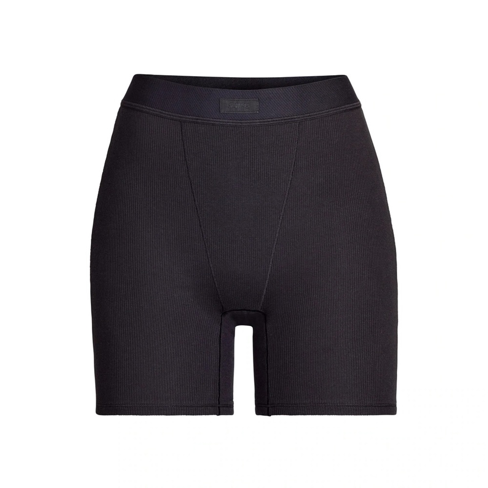Skims cotton rib biker short